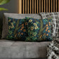 Cushion Cover by William Morris & Co in a floral pattern called Pheasant and Squirrel Collection (Squirrel) - Blue