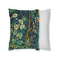 Cushion Cover by William Morris & Co in a floral pattern called Pheasant and Squirrel Collection (Squirrel) - Blue