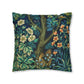 Cushion Cover by William Morris & Co in a floral pattern called Pheasant and Squirrel Collection (Squirrel) - Blue