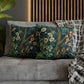 Cushion Cover by William Morris & Co in a floral pattern called Pheasant and Squirrel Collection (Squirrel) - Blue