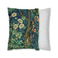 Cushion Cover by William Morris & Co in a floral pattern called Pheasant and Squirrel Collection (Squirrel) - Blue