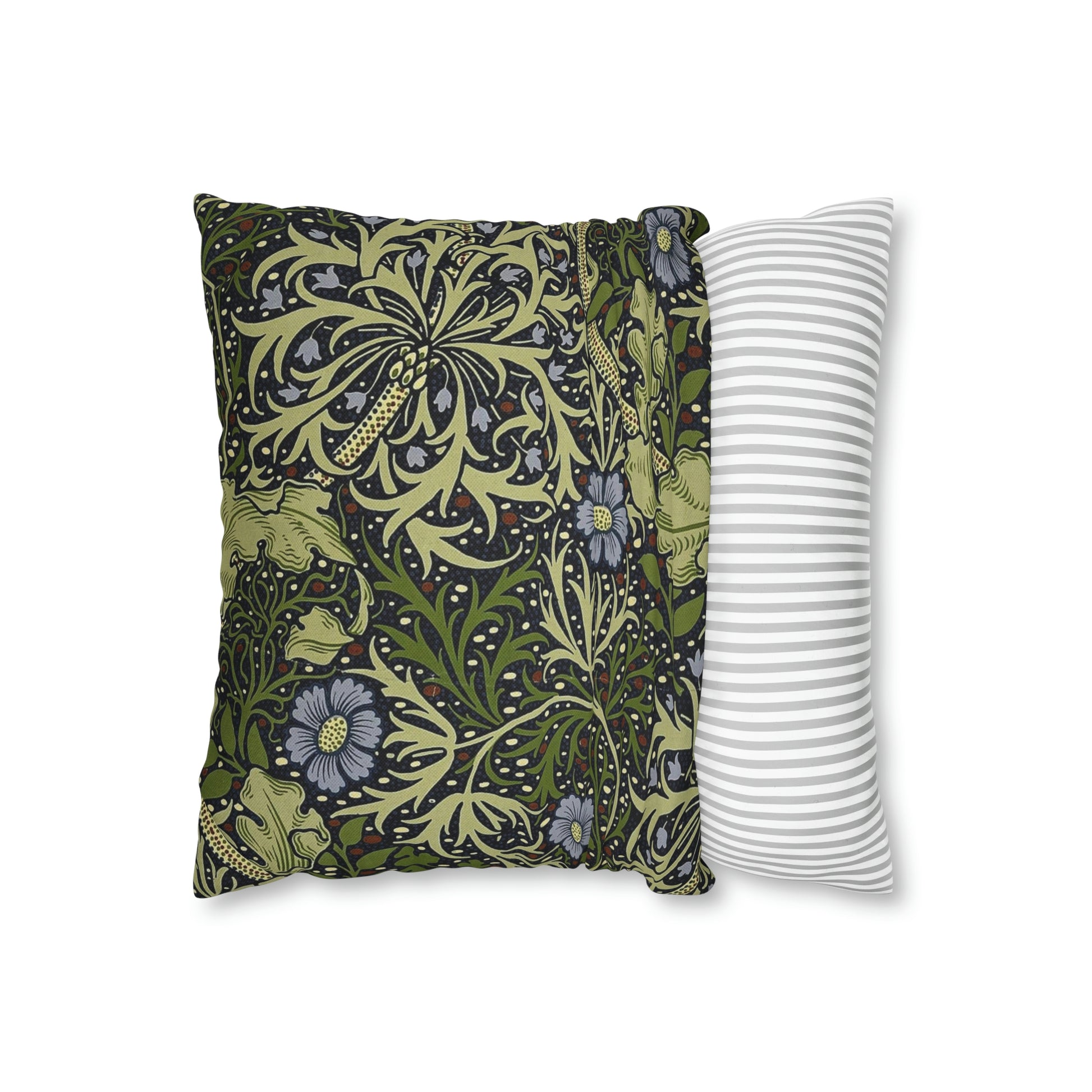 william-morris-co-spun-poly-cushion-cover-seaweed-collection-green-9