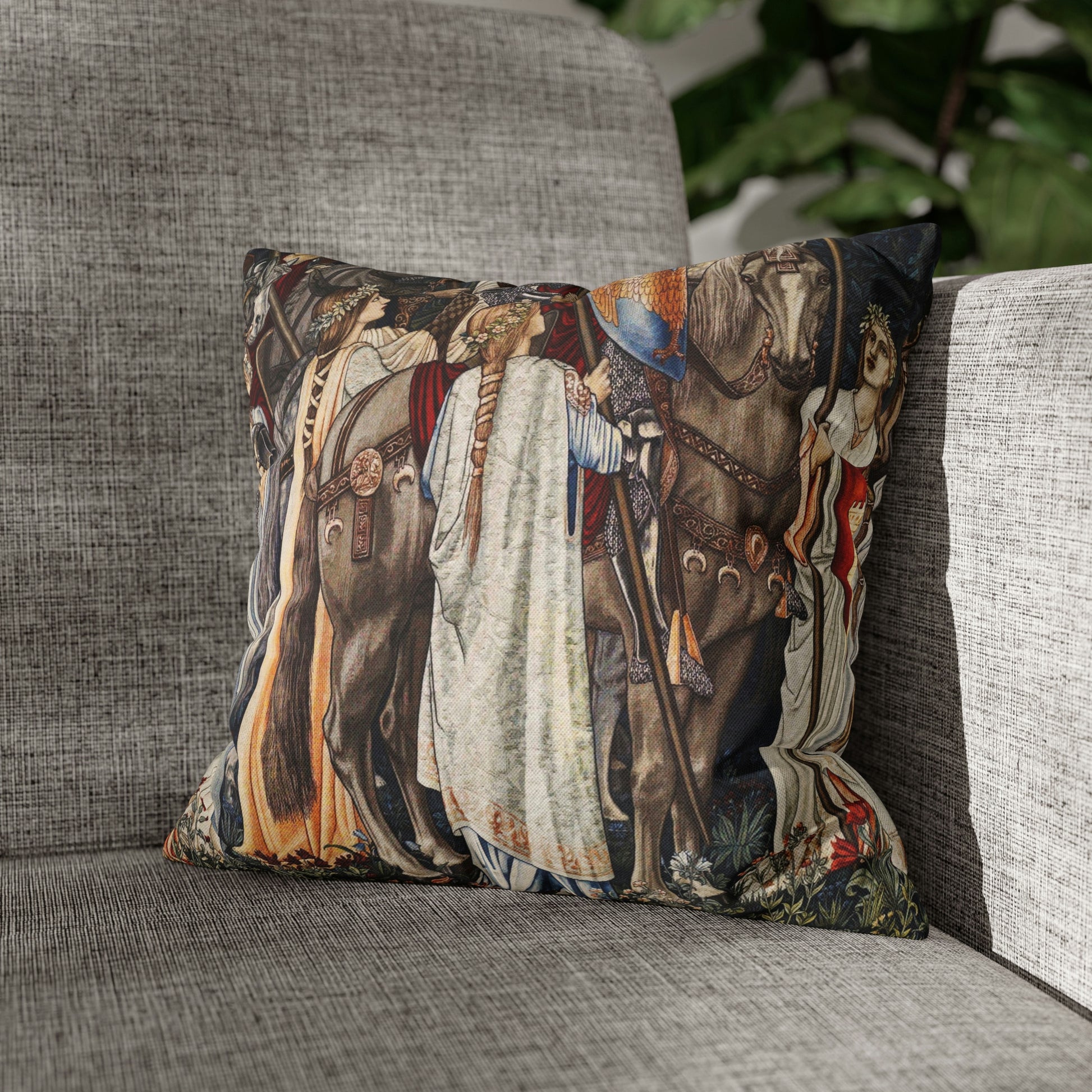 william-morris-co-spun-poly-cushion-cover-holy-grail-collection-horses-13