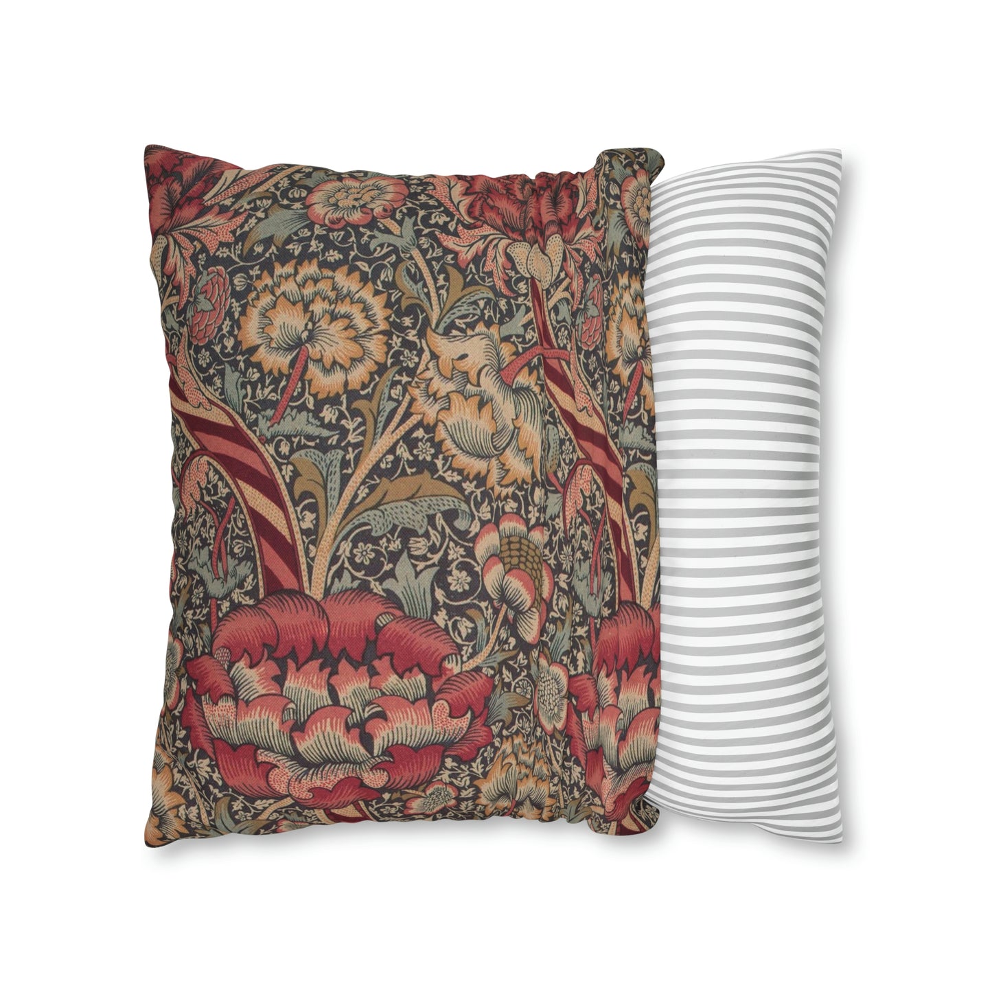 Spun Poly Cushion Cover inspired by William Morris - Wandle Collection