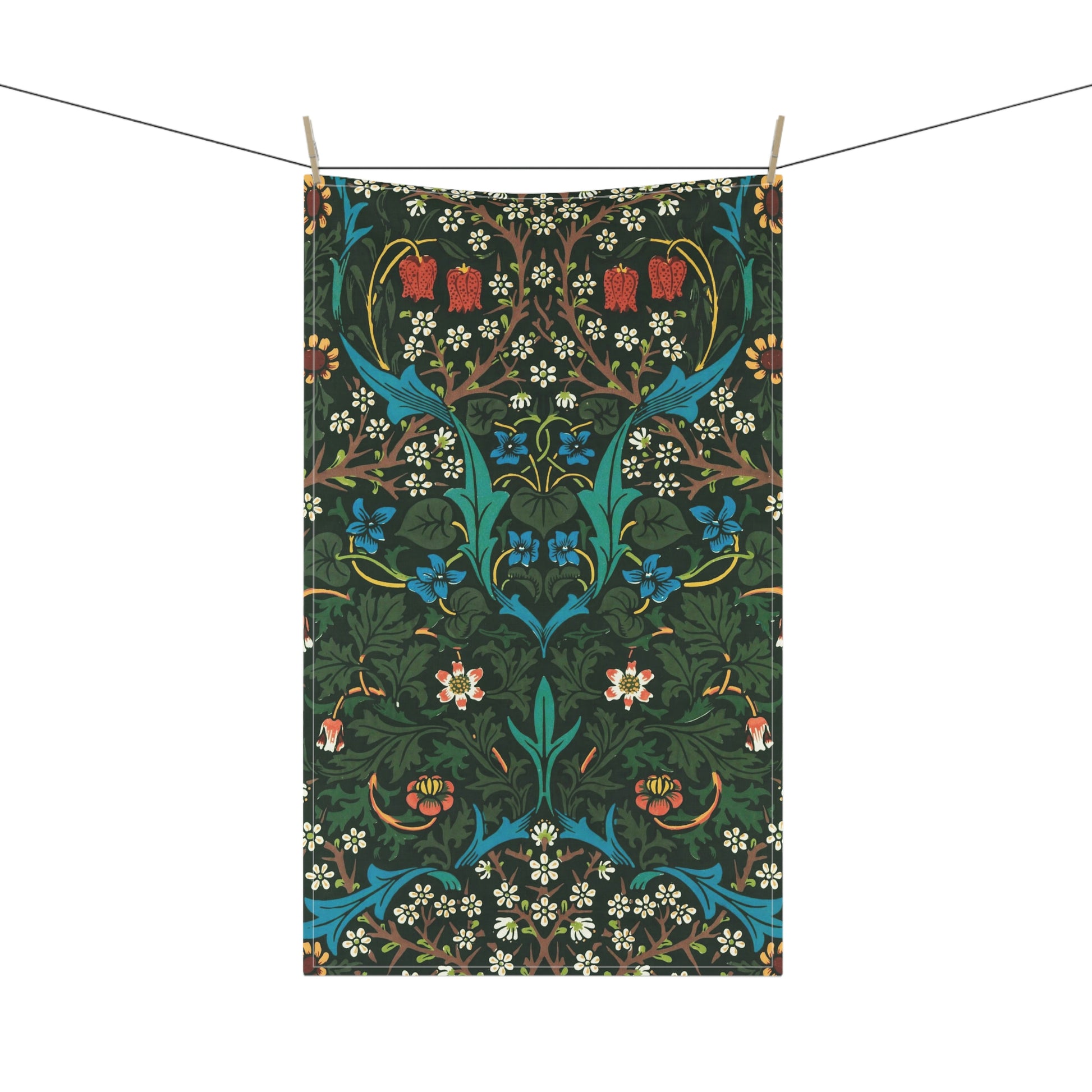 kitchen-tea-towel-inspired-by-william-morris-tulip-collection-red-5