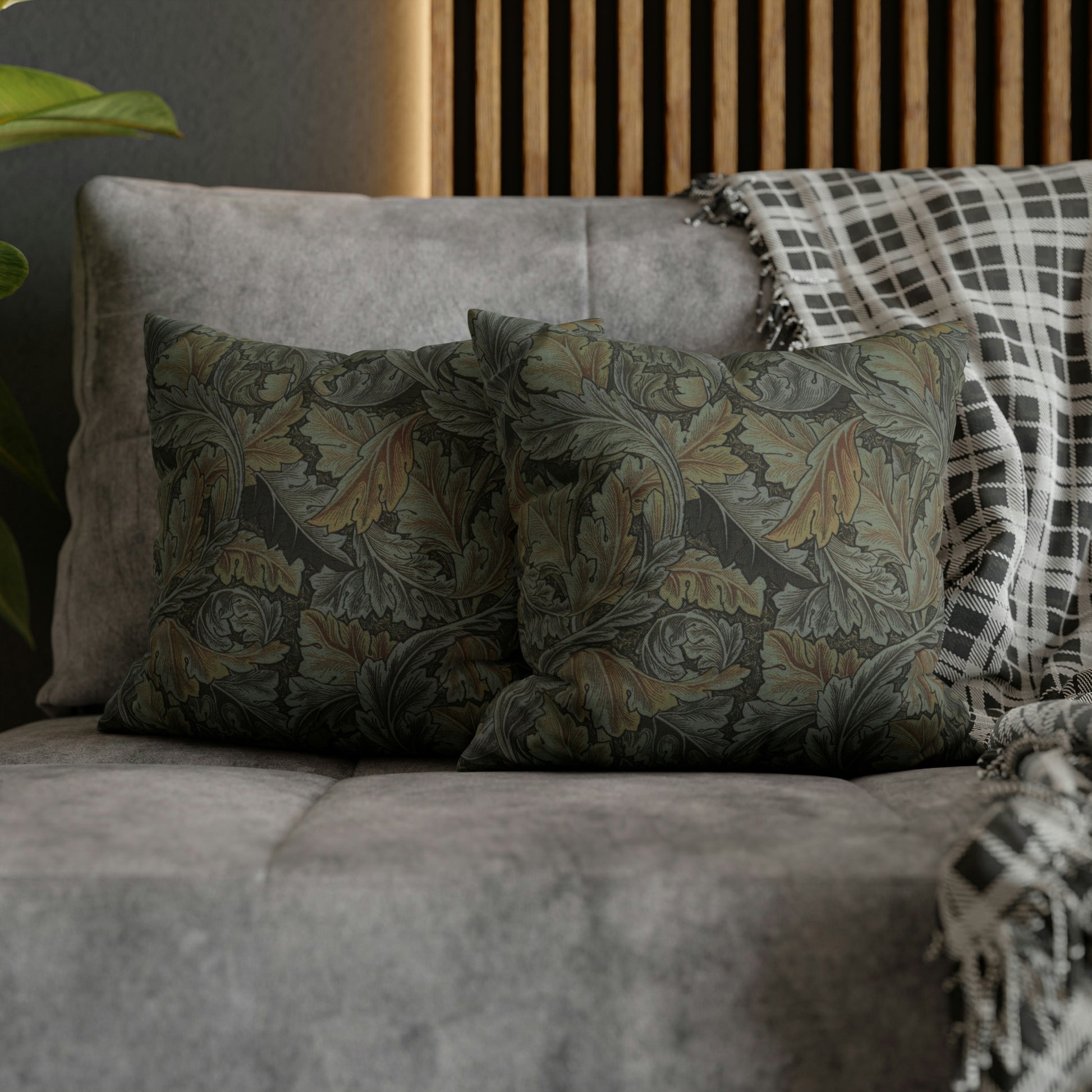 william-morris-co-spun-poly-cushion-cover-acanthus-collection-grey-14