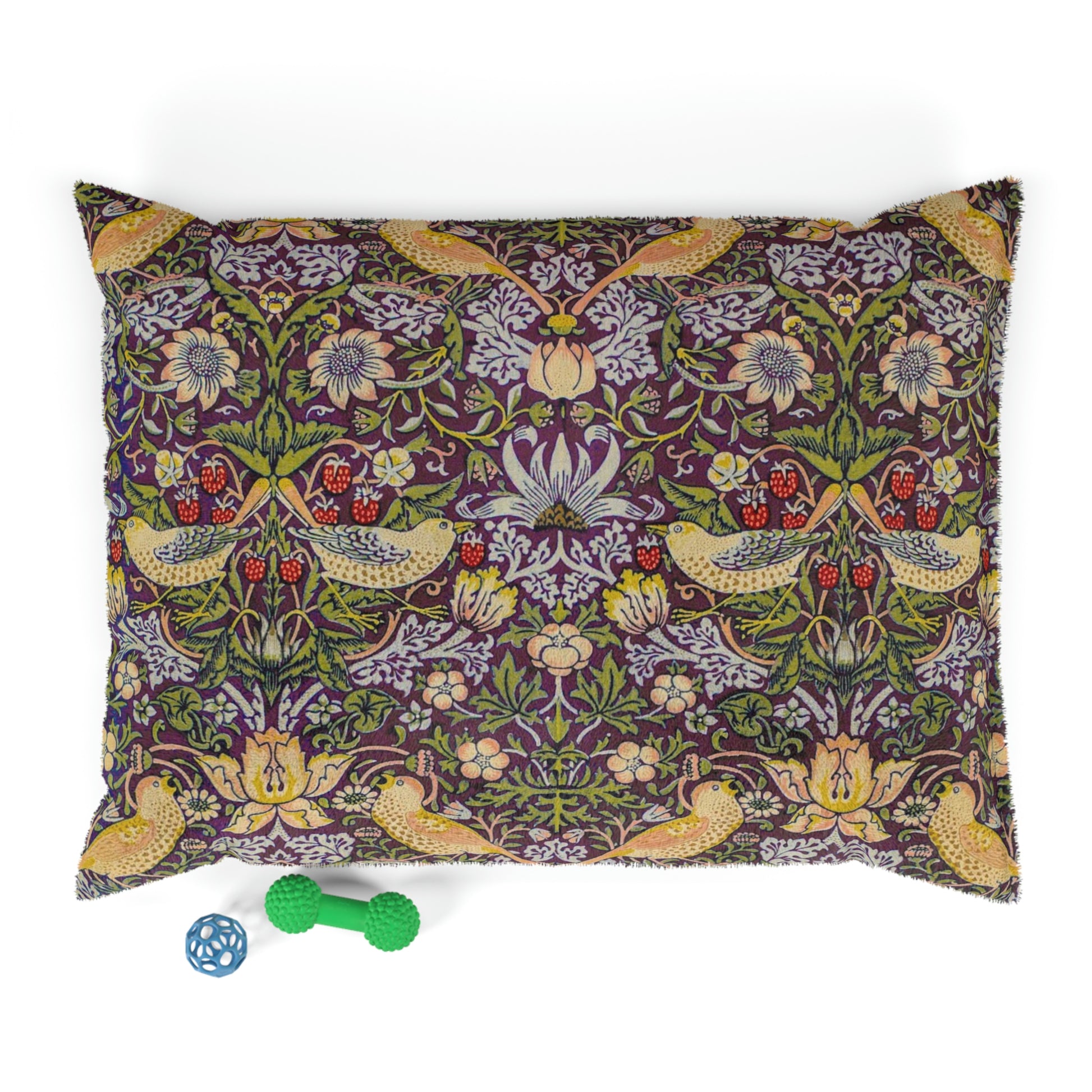 pet-bed-strawberry-thief-collection-damson-willy-morris-home-5