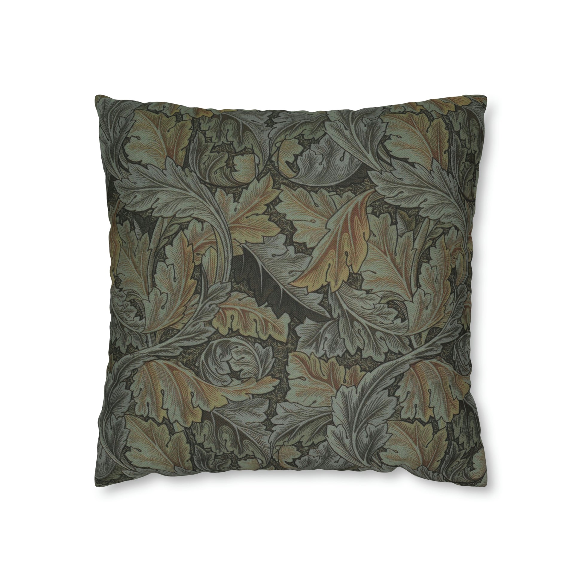 william-morris-co-spun-poly-cushion-cover-acanthus-collection-grey-15