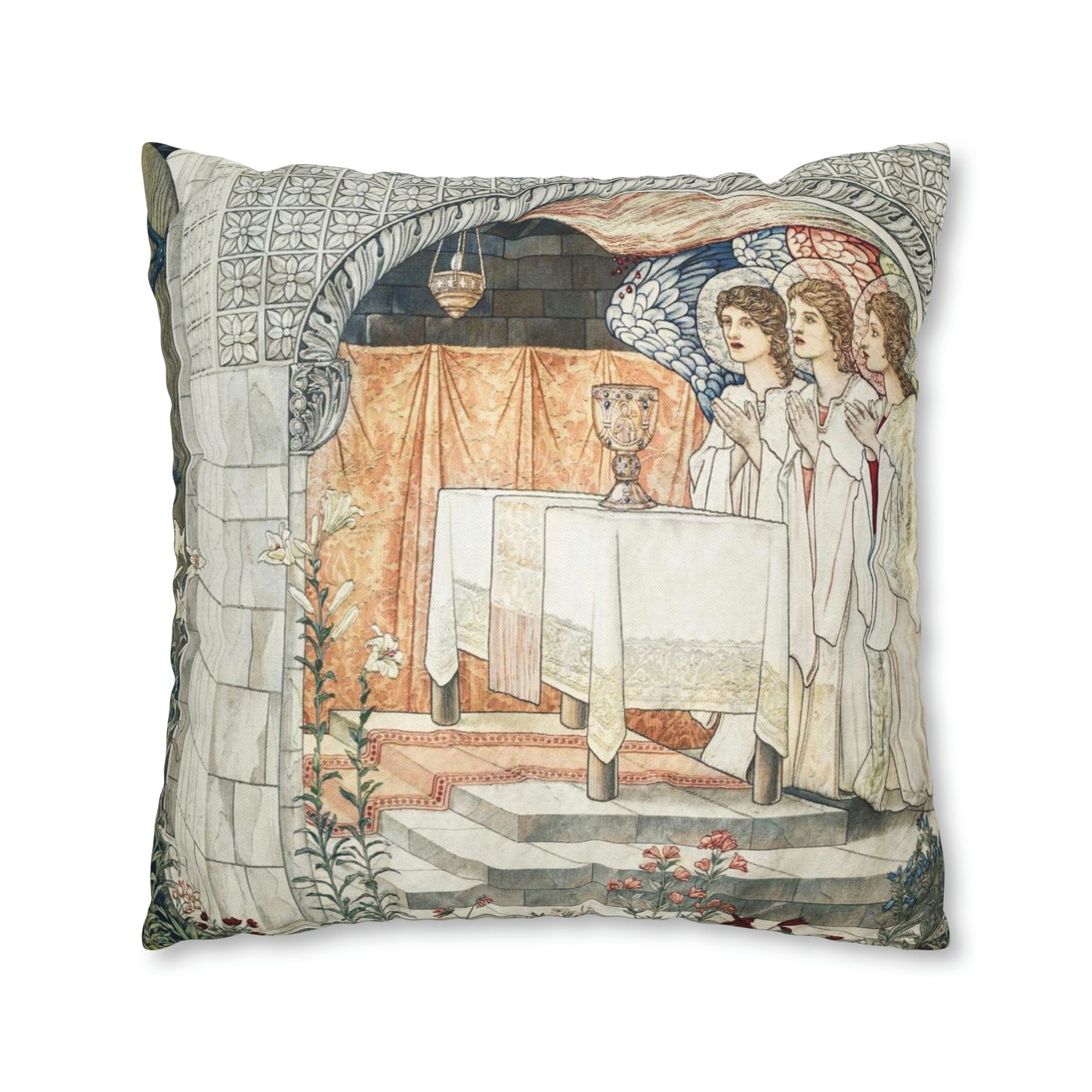 william-morris-co-spun-poly-cushion-cover-holy-grail-collection-prayer-4