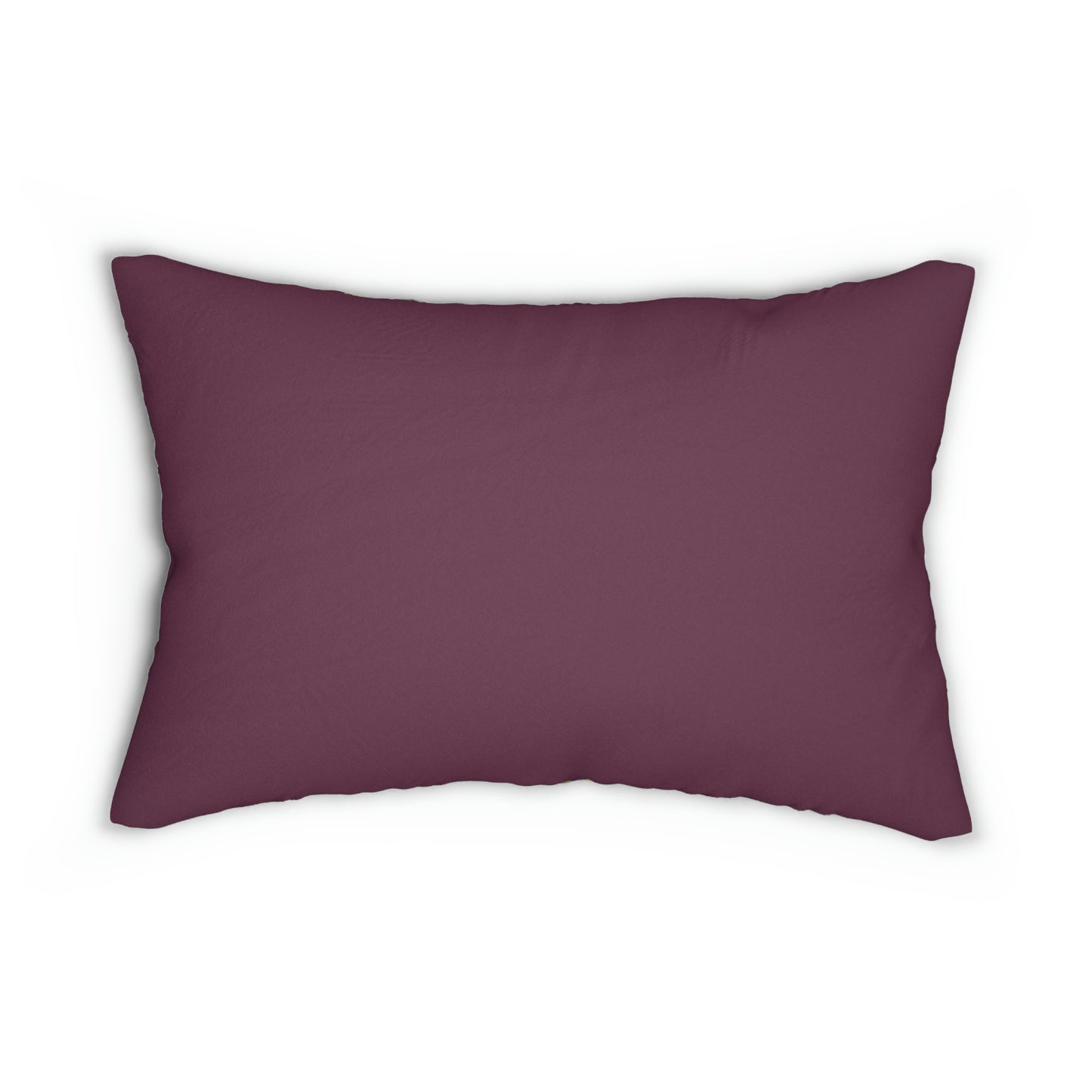 William Morris & Co Spun Poly Lumbar Cushion - Strawberry Thief Collection (Damson)