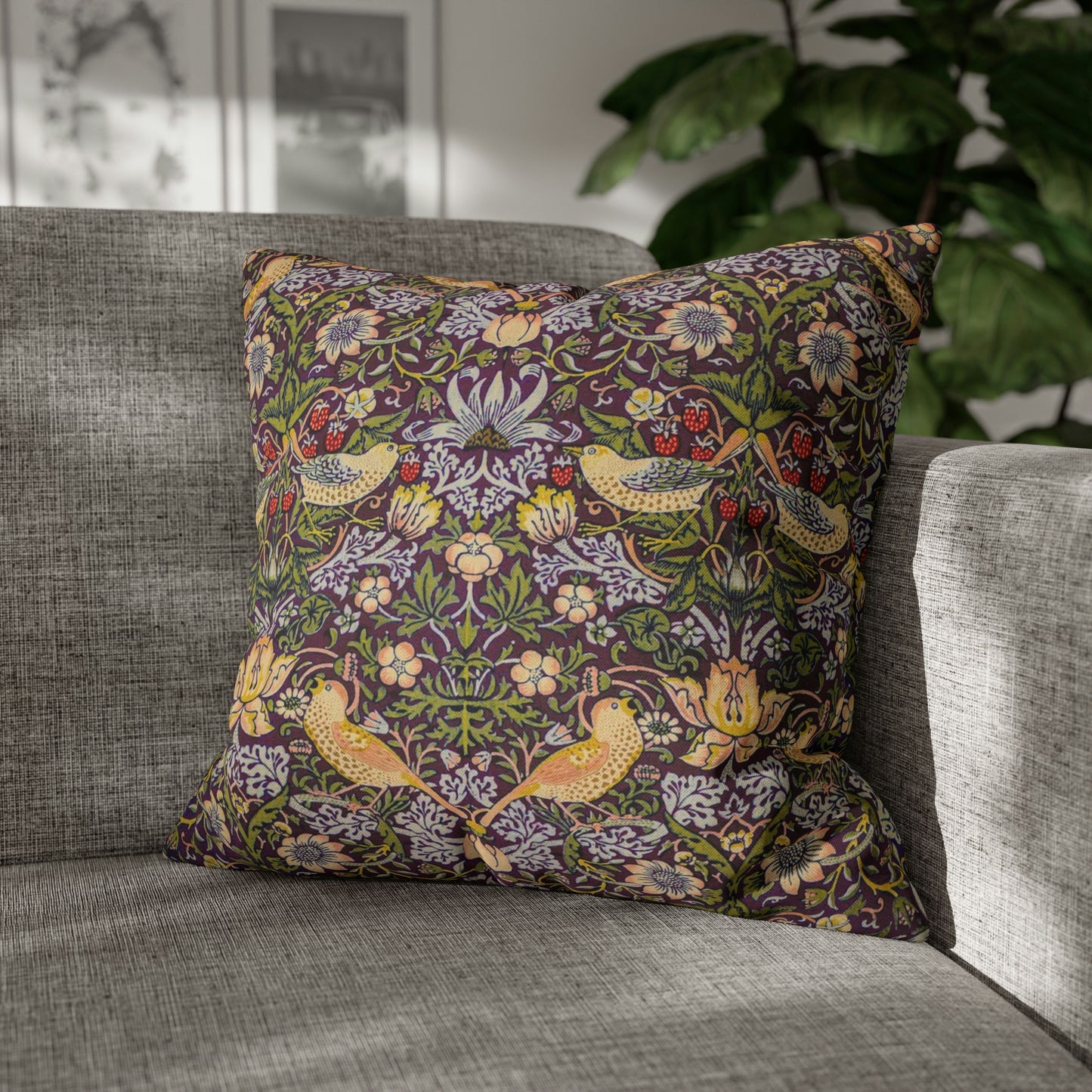 william-morris-co-spun-poly-cushion-cover-strawberry-thief-collection-damson-6