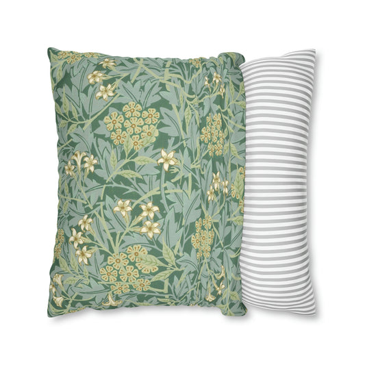 william-morris-co-spun-poly-cushion-cover-jasmine-collection-green-1