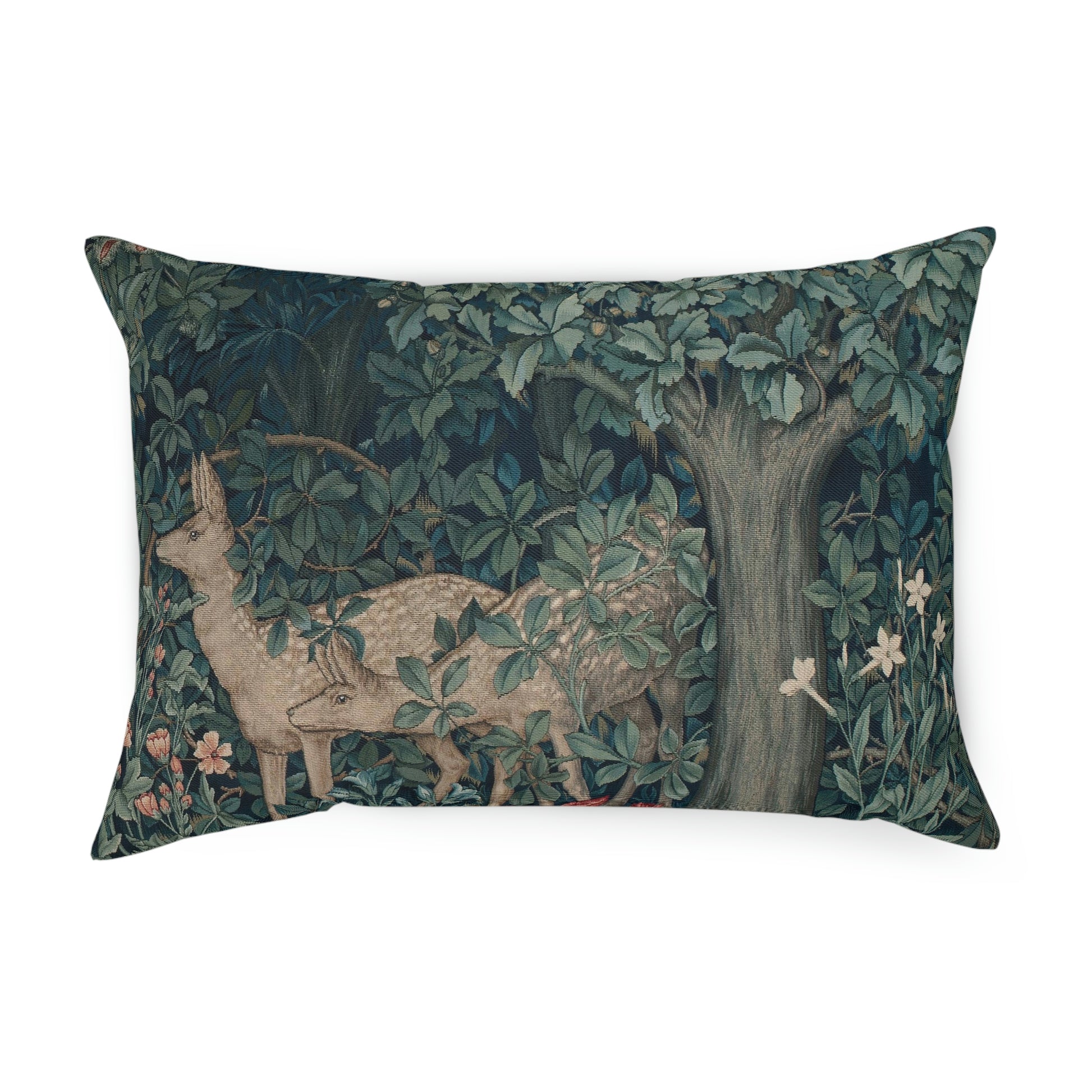 William-Morris-and-Co-Cushion-and-Cushion-Cover-Dear-by-John-Henry-Dearle-Green-Forest-Collection-11