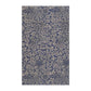 Kitchen Tea Towel inspired by William Morris & Co in a Blue and Grey floral pattern with birds - Bird and Anemone Collection