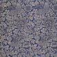 Kitchen Tea Towel inspired by William Morris & Co in a Blue and Grey floral pattern with birds - Bird and Anemone Collection