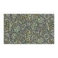 A kitchen tea towel with a floral pattern inspired by William Morris - Wandle Collection in gray colour.