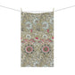 A kitchen tea towel with a floral pattern inspired by William Morris - Corncockle Collection.