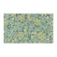 A kitchen tea towel with a green floral pattern inspired by William Morris & Co- Jasmine Collection.