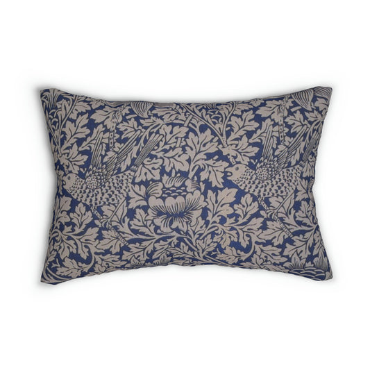 William Morris & Co cushions are designed to add a touch of custom character to any setting, these cushions are a decor enthusiast's dream come true. Add this beautiful spun-polyester lumbar pillow to your home decor pieces today.
