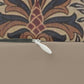 A rectangular lumbar cushion with a William Morris & Co floral pattern in a multicolour design, featuring a concealed zipper.